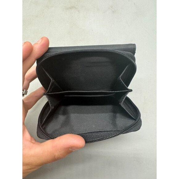 Gap Black Nylon Wallet With Snap & hook & loop Closures card holder - Picture 3 of 4